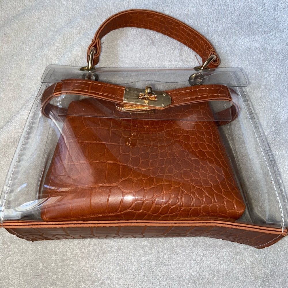 Small clear purse bag